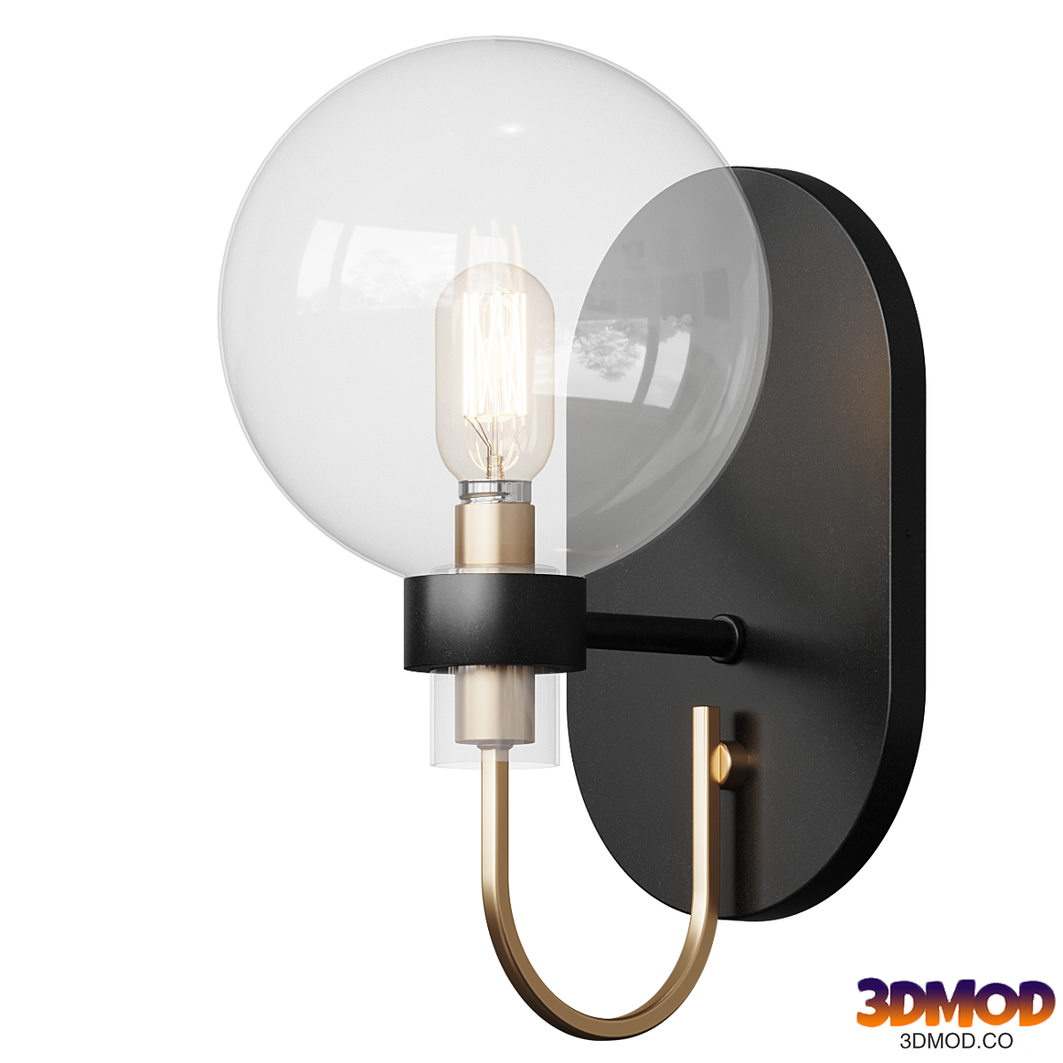 Classic Mod Globe Sconce wall lamp