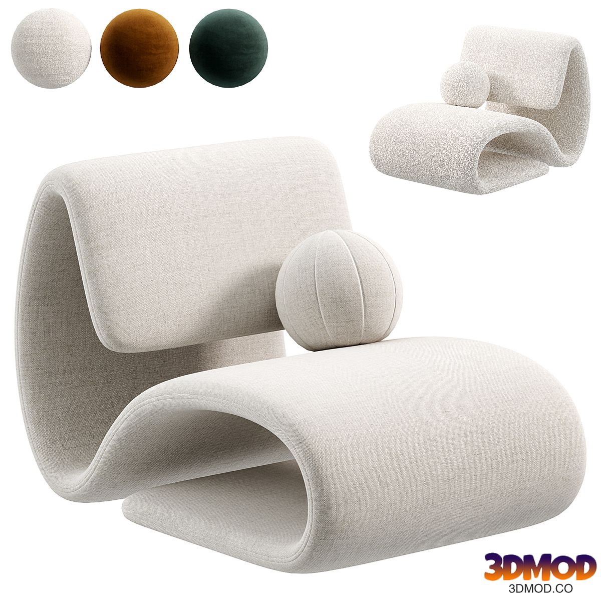 DUBNA lounge chair by Dan Form