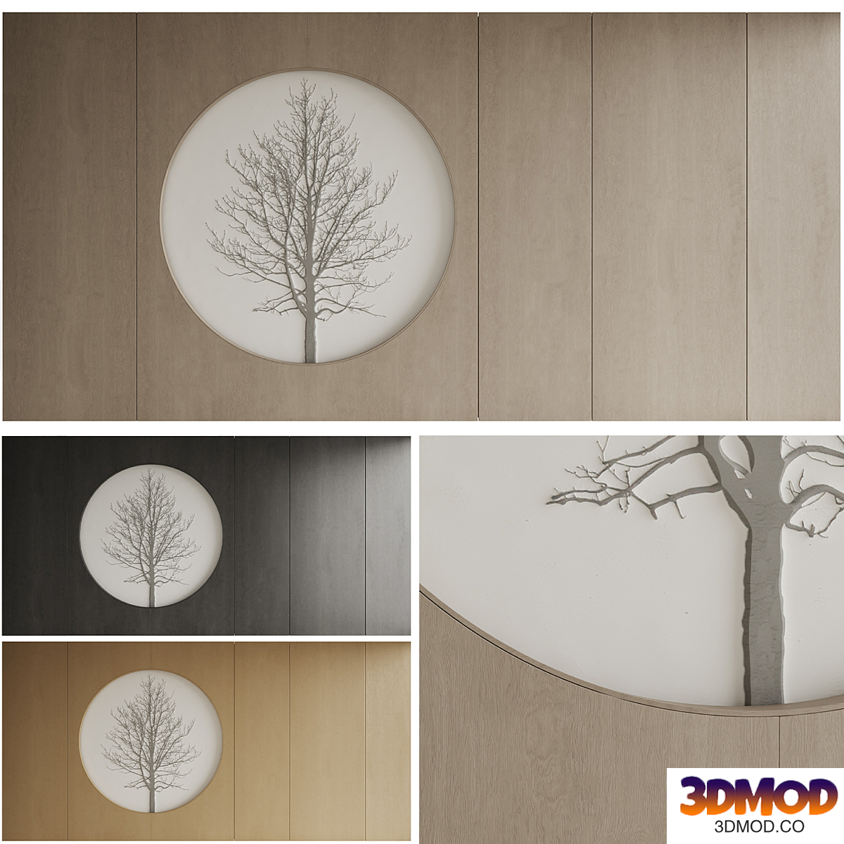 Japandi decorative panel 010