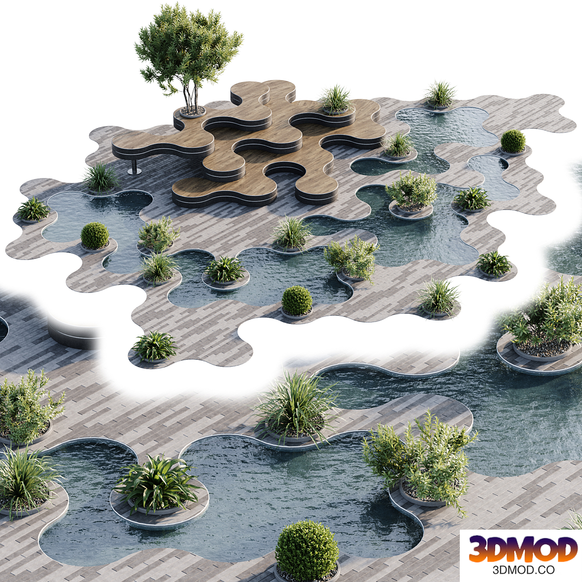 Town Square and Outdoor Plants 6
