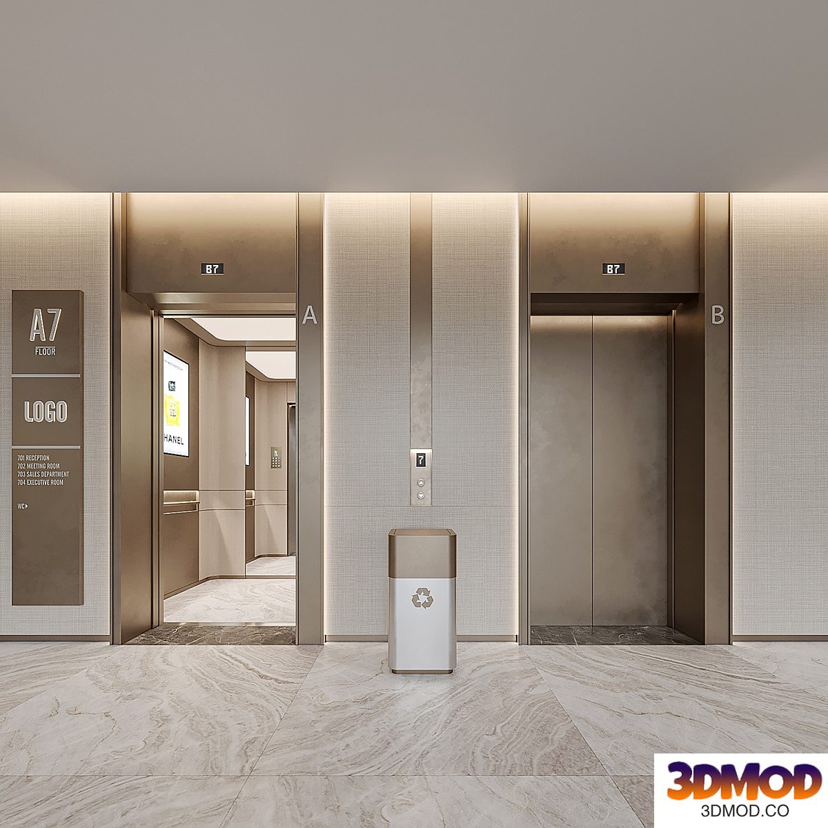 Elevator Lobby Design 04