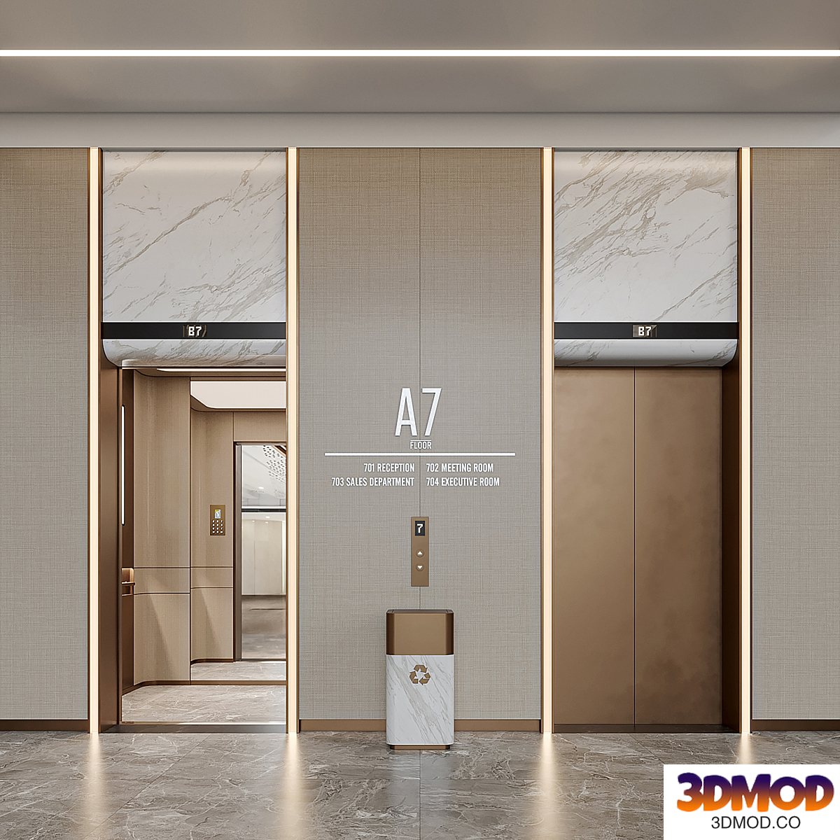 Elevator Lobby Design 03
