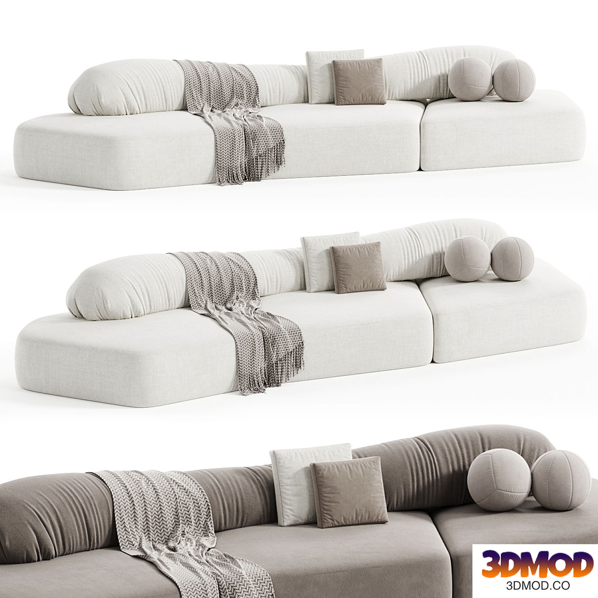 Edra On The Rocks Sectional Sofa 2