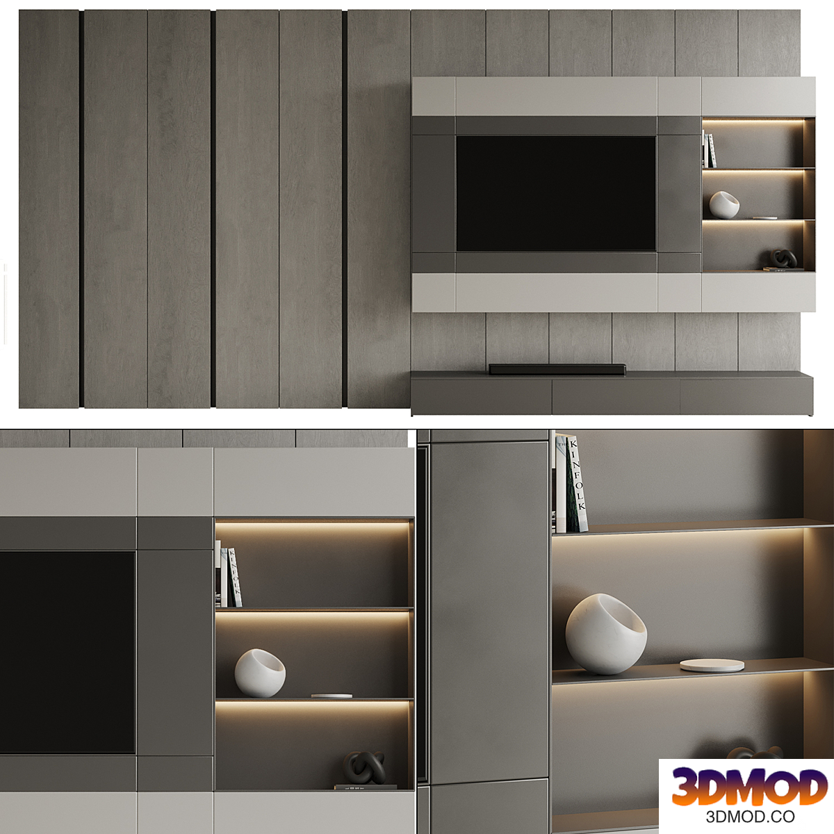 TV wall 15