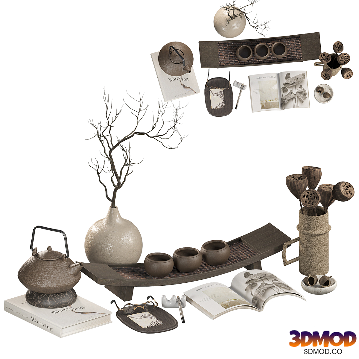 Japandi Decor Set