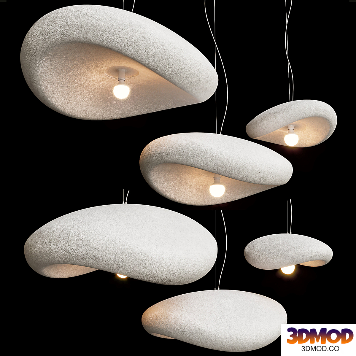 Japanese Style Wabi Sabi Chandelier