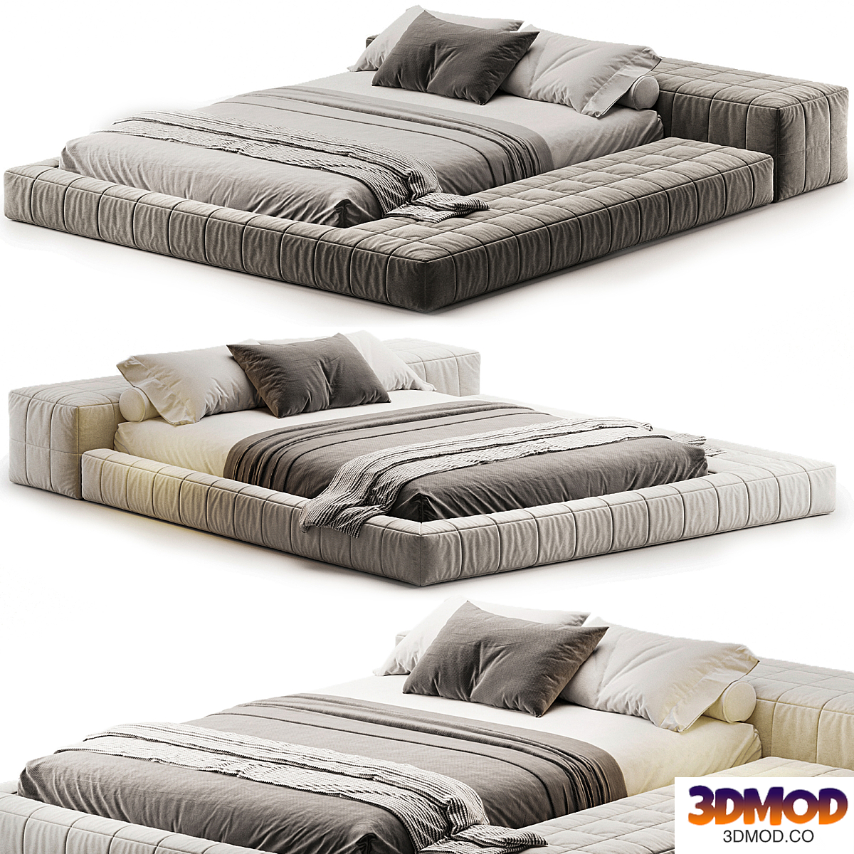 Bonaldo Square Bed