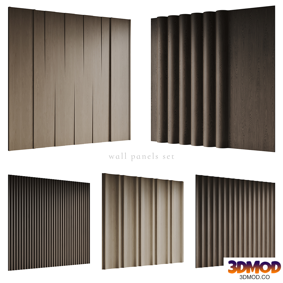Wall panels set Modern