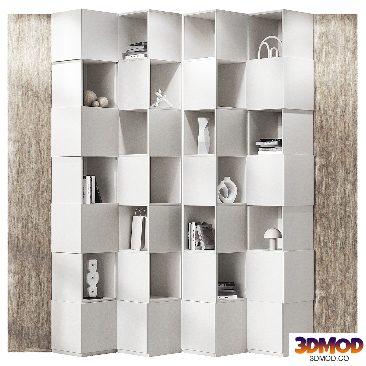 decorative shelves. rack set.