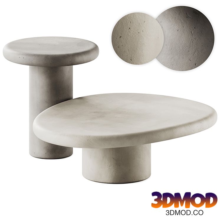 Richmond Interiors Bloomstone Coffee and Side Table