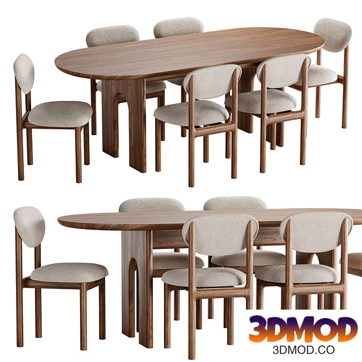 Bult table and chair