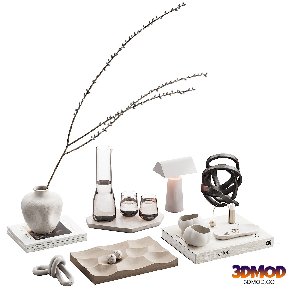 455 decorative set 044 neutral scandi accessories 03 rings and water kit