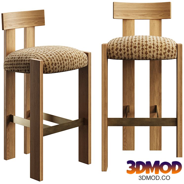 Bar stool Loc by Stahl and Band