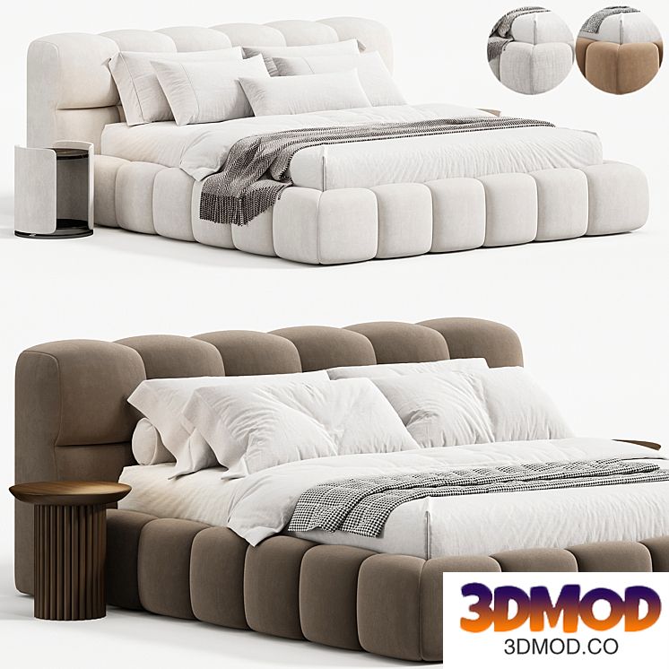 Hildon Boucle Bed Frame