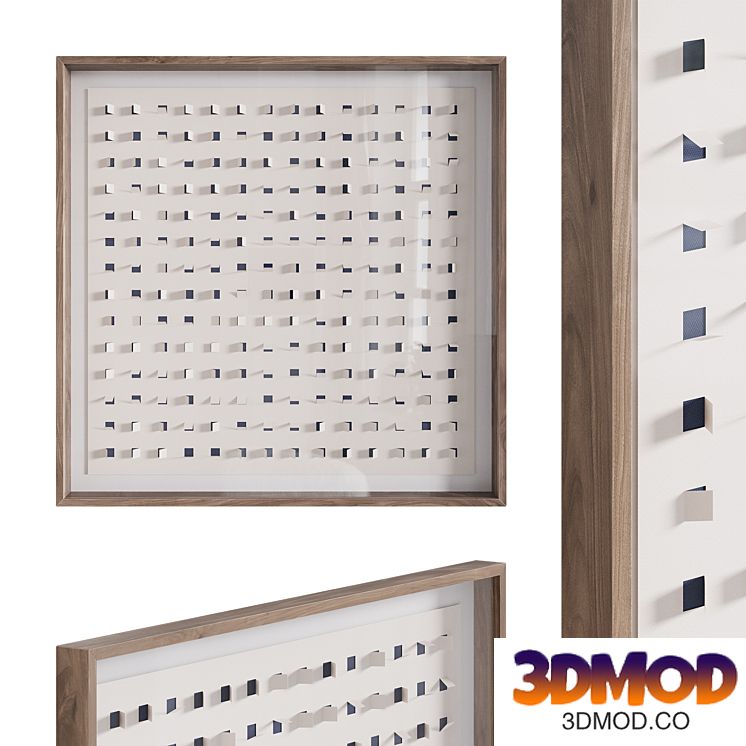 See Through Wall Art 48x48