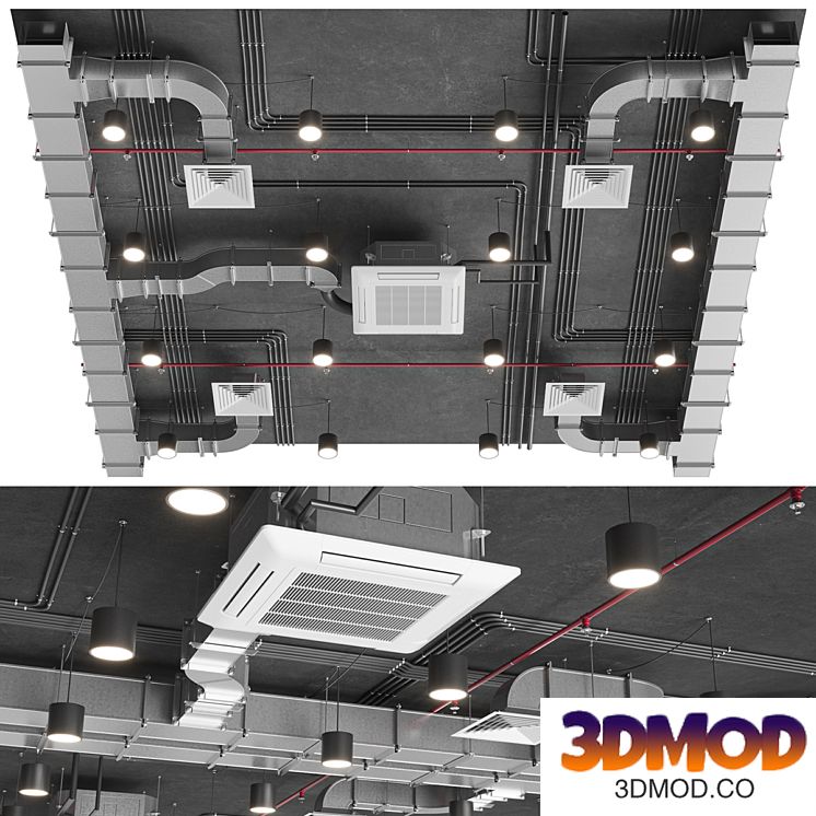 Ventilation system set 01