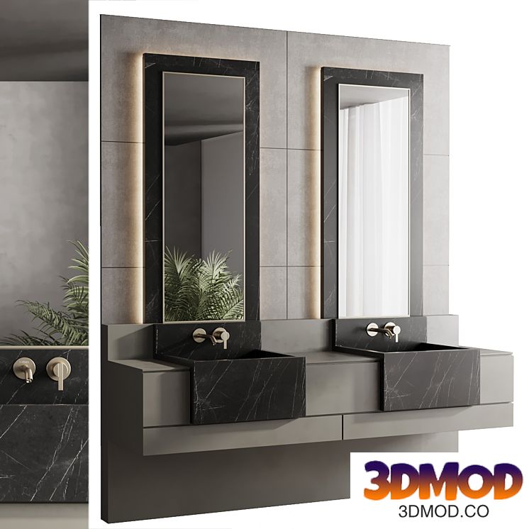 Bathroom furniture by inbani faucet set 64