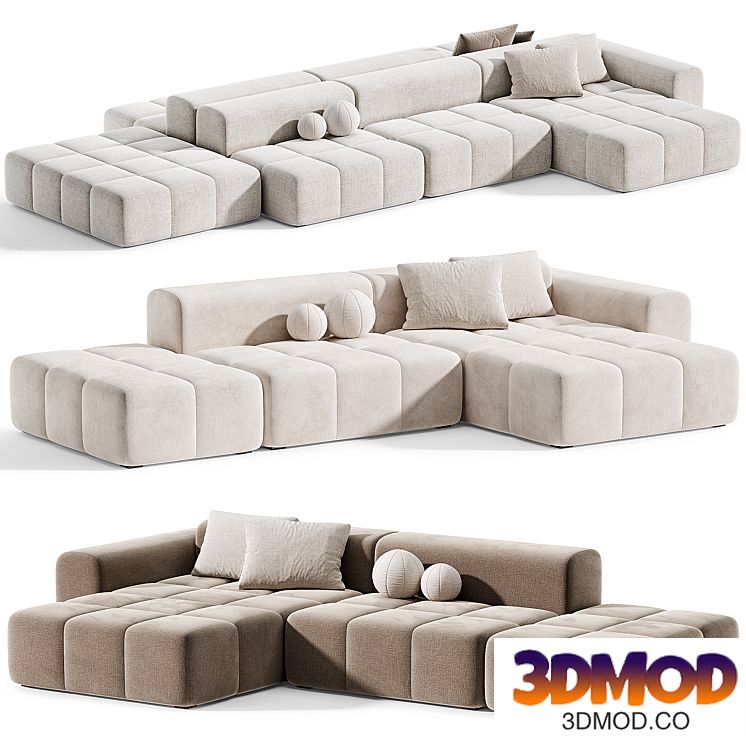 Modular sofa Verdon By Retehome