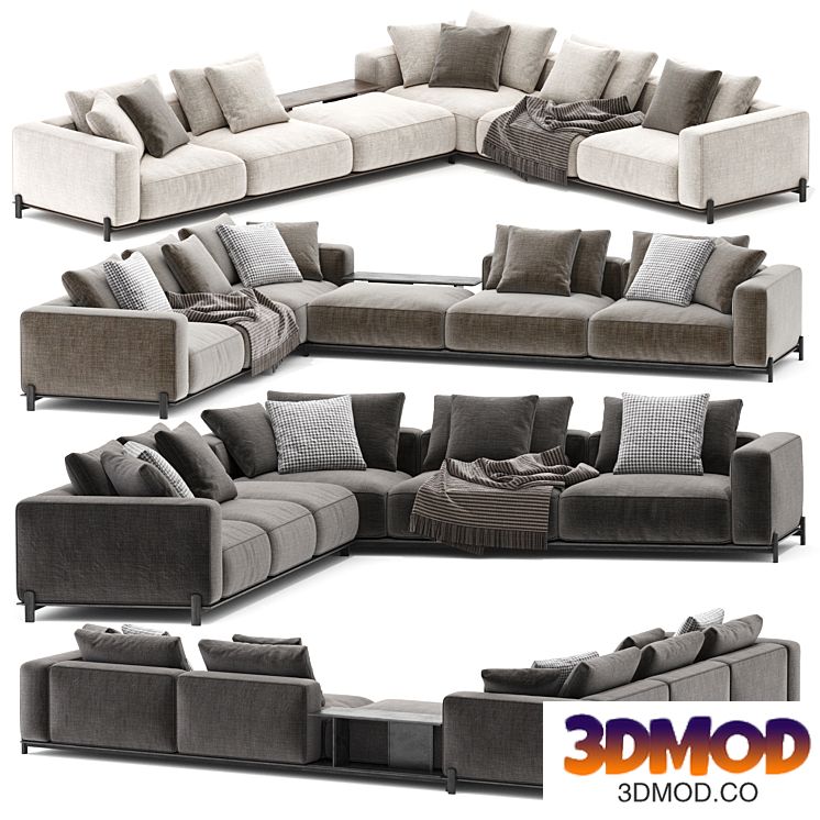 Poliform Brera corner sofa