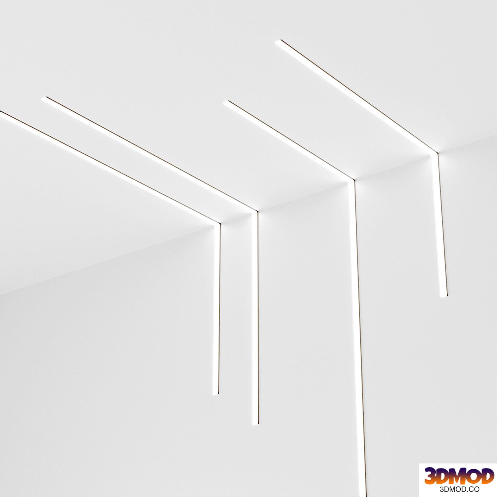Set of strip lamps