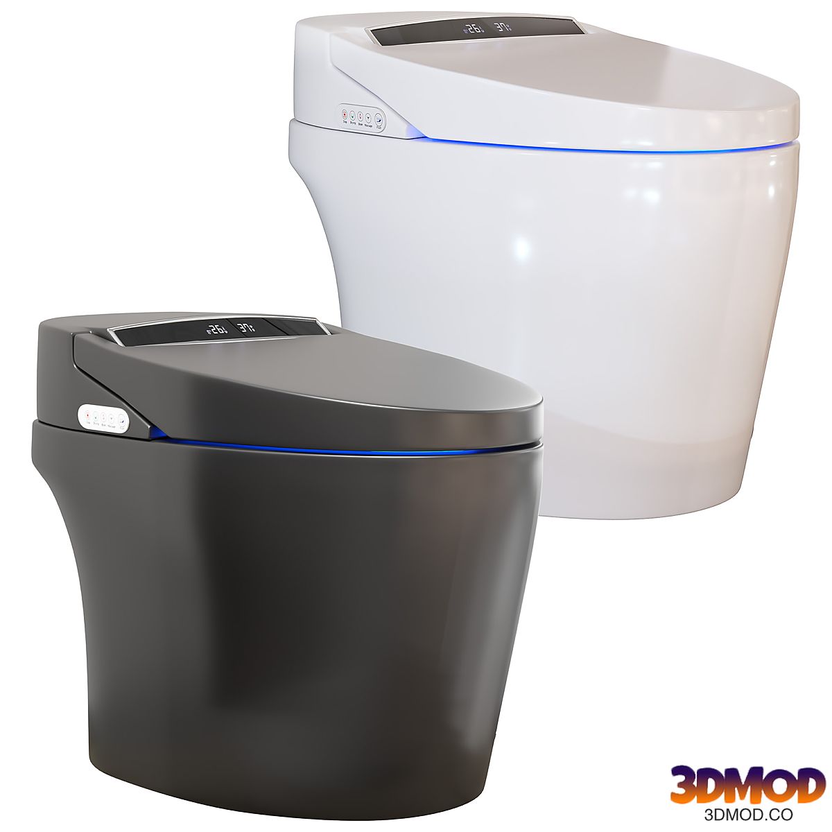 Modern smart automatic toilet