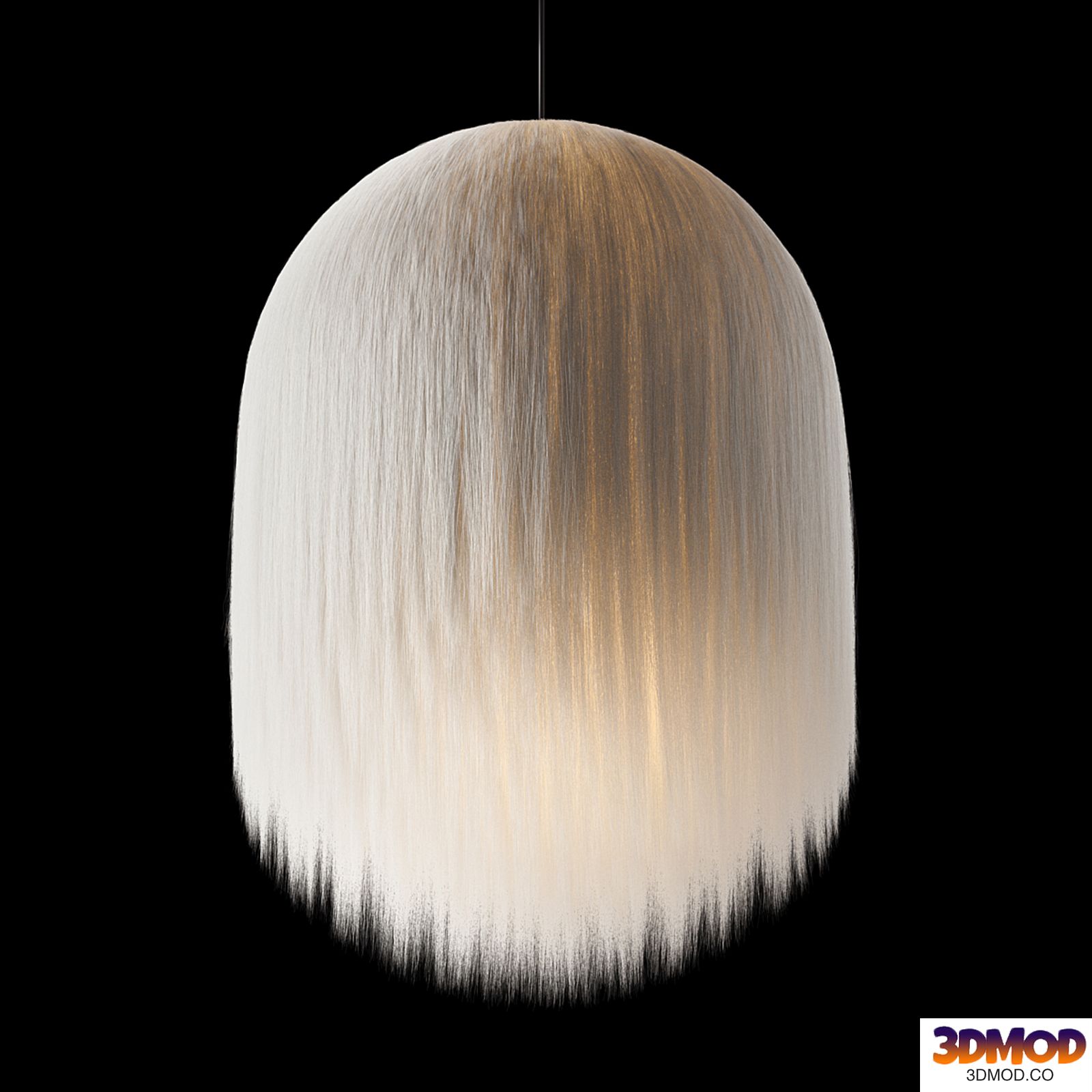 Soft chandelier "Eta" by Angela Damman
