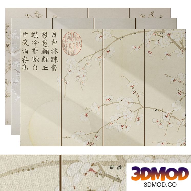 Fabric Japandi Wall Panels