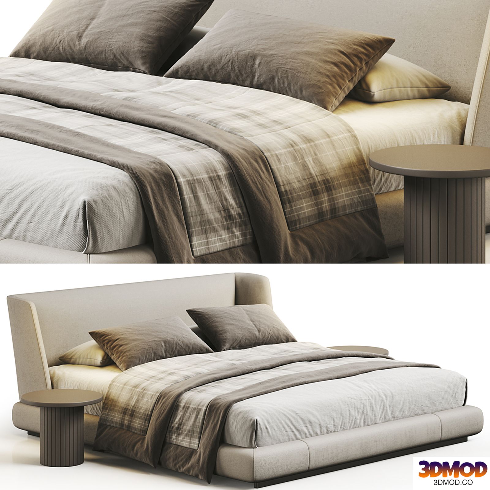 Minotti Reeves Bed