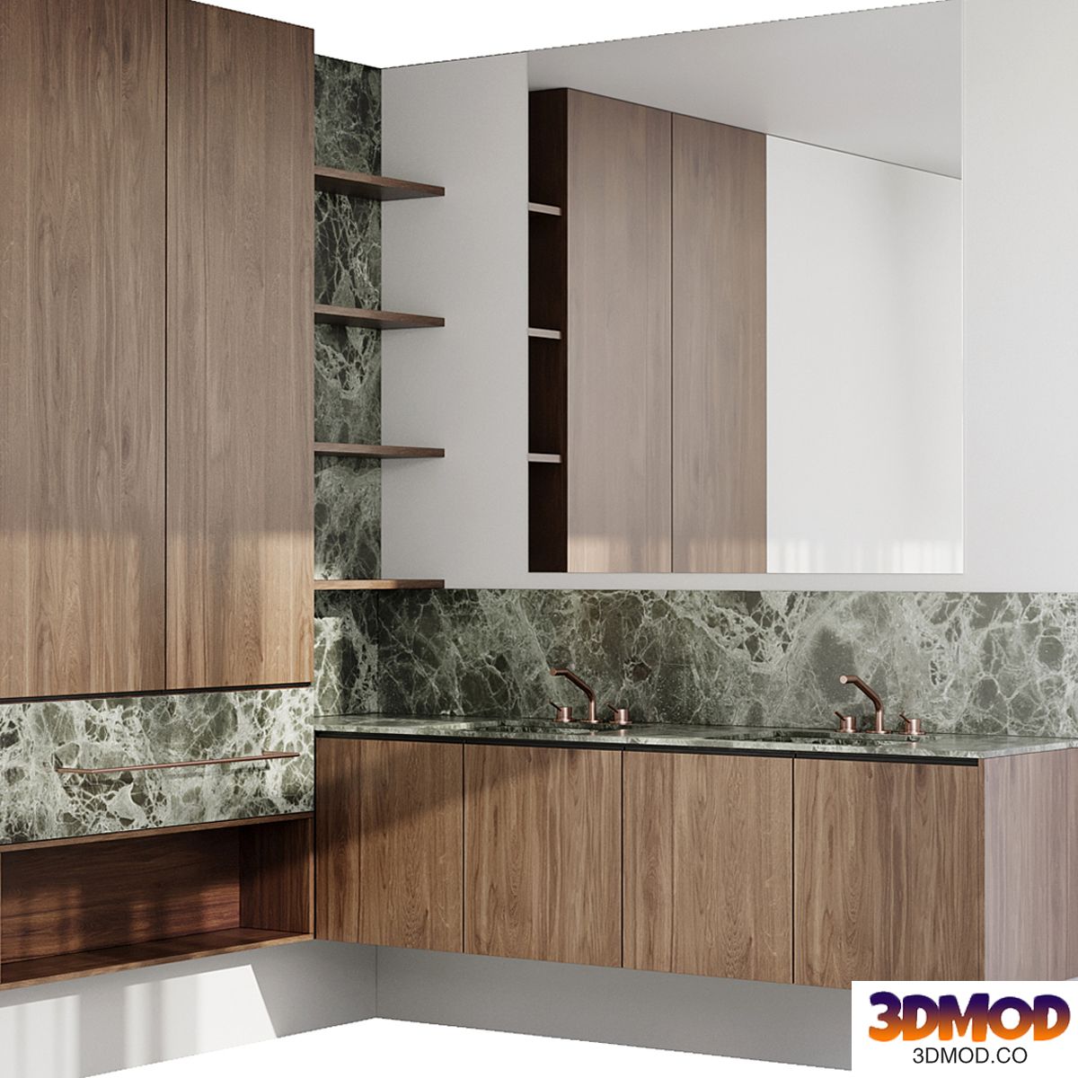 Bathroom furniture by Fauset Bathroom set 107