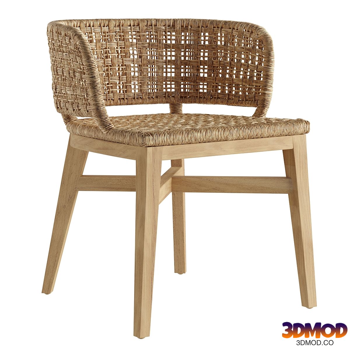 LoftDesigne 40614 Rattan Dining Chair