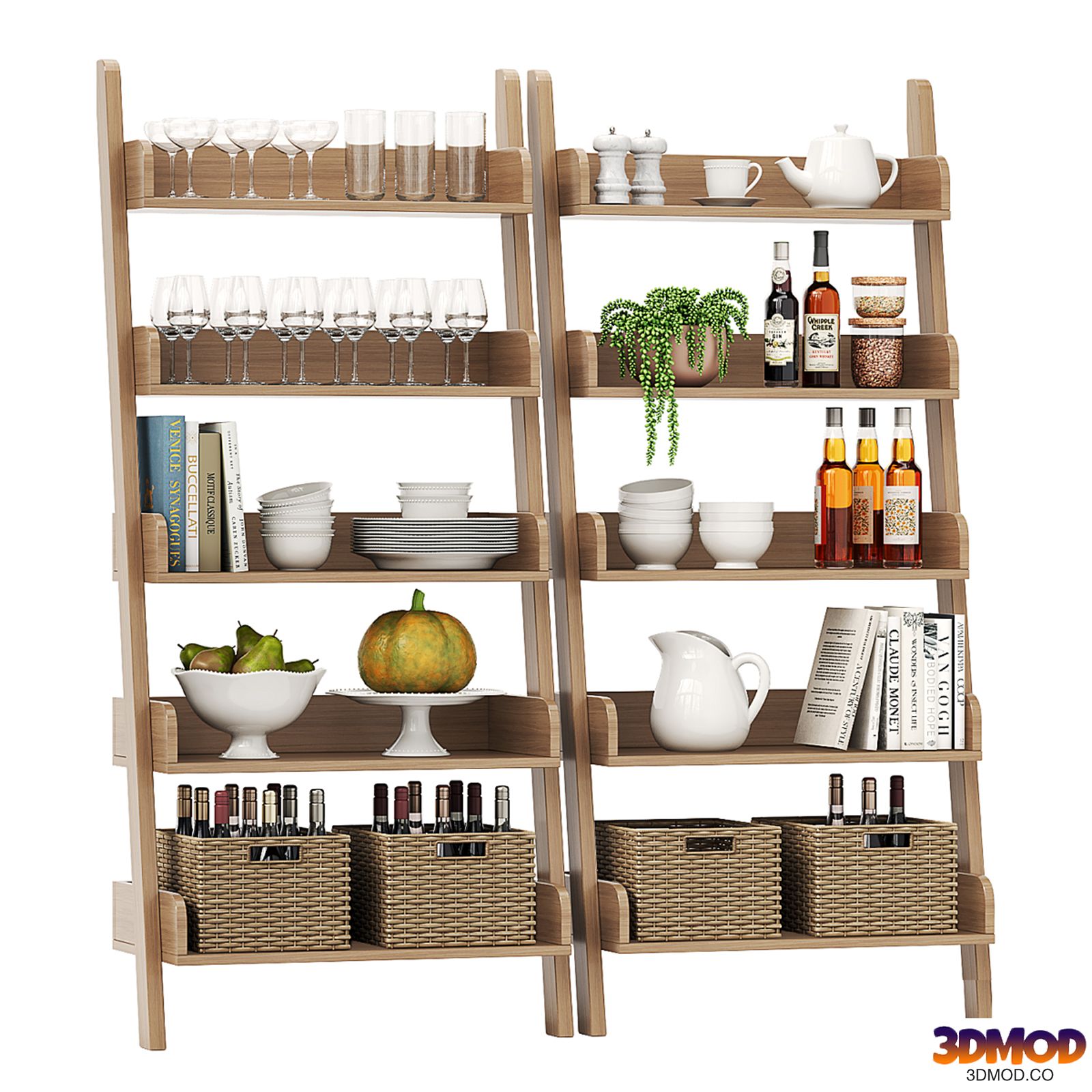 Pottery barn Studio Bookshelf Ladder
