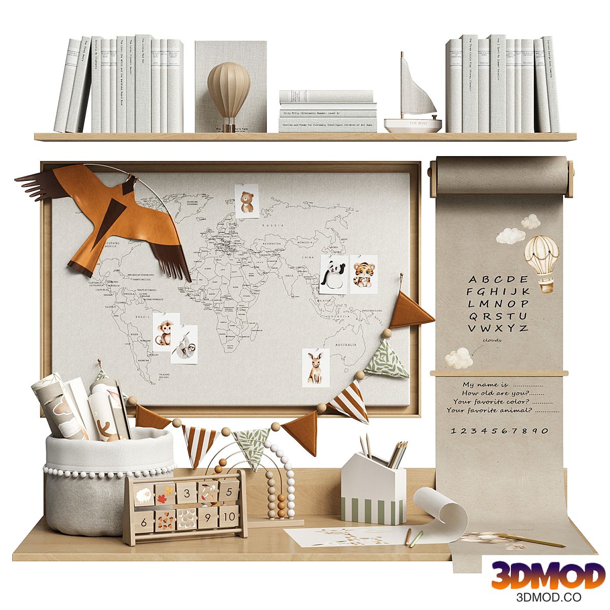 Decor for a children room | Journey