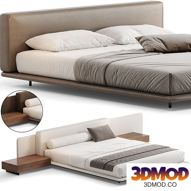 Horizonte Bed by Minotti
