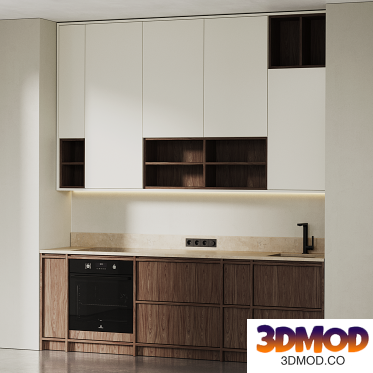 Kitchen set Modern Kitchen Minimal Wood Japandi