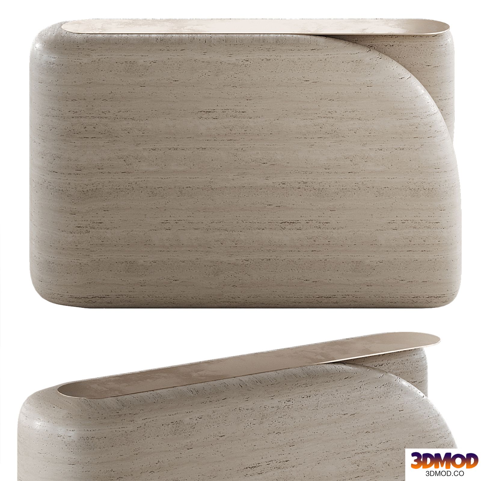 Fold Console by Arthur Vallin