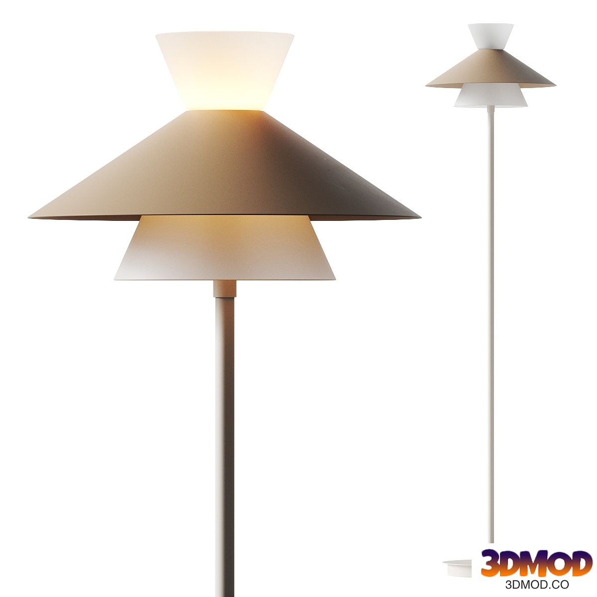 West Elm Billy Cotton Bennett Floor Lamp