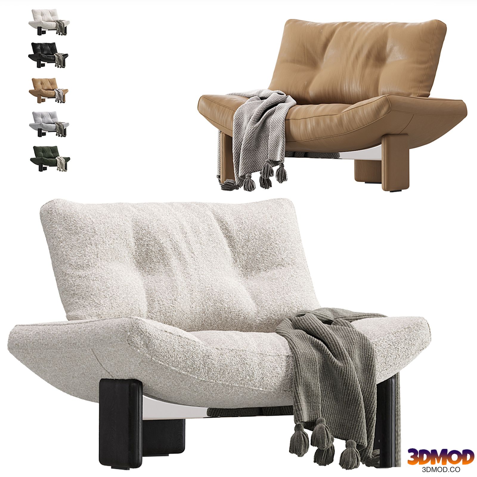 Emmi Armchair by Minotti