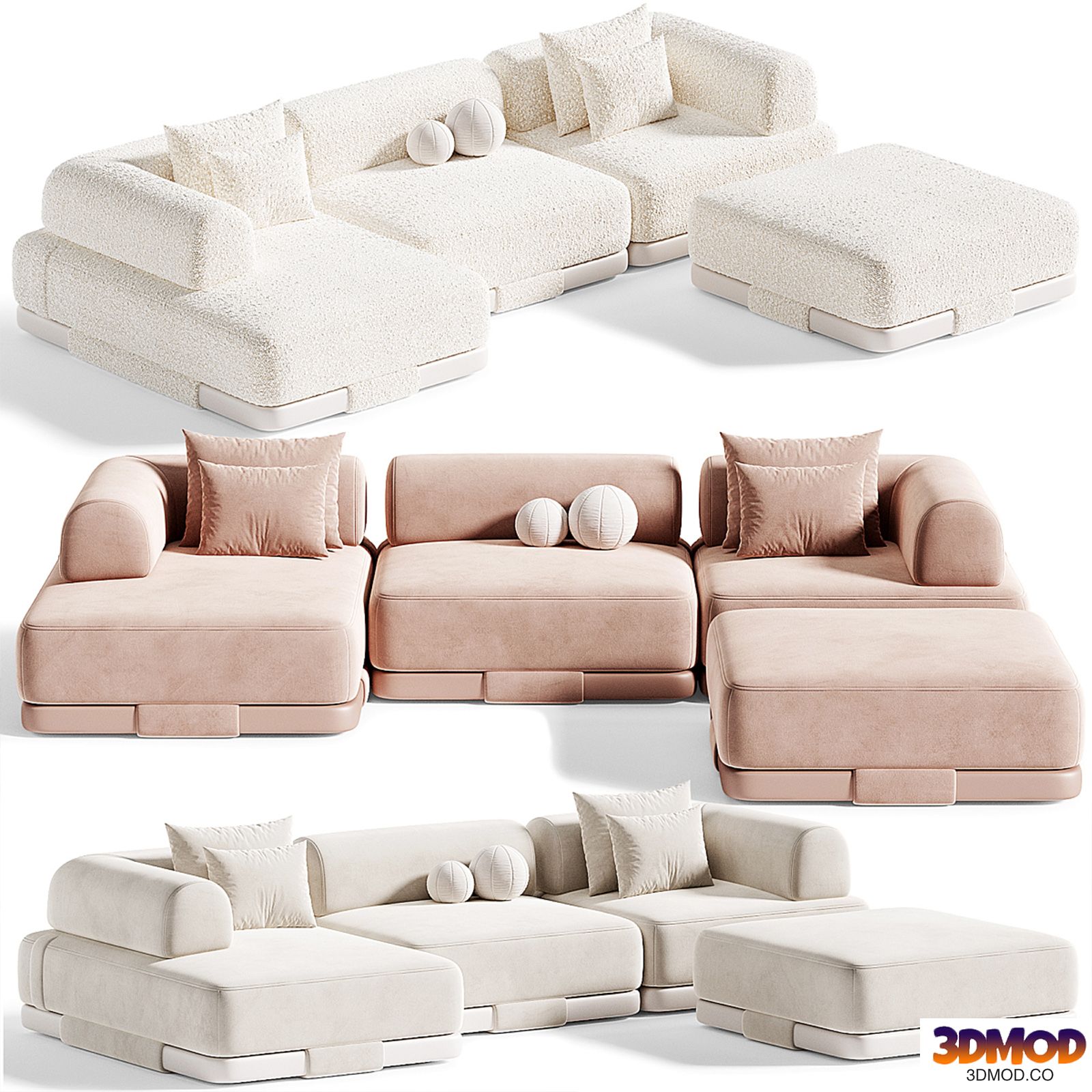 INSULA modular Sofa 03 By Kettal