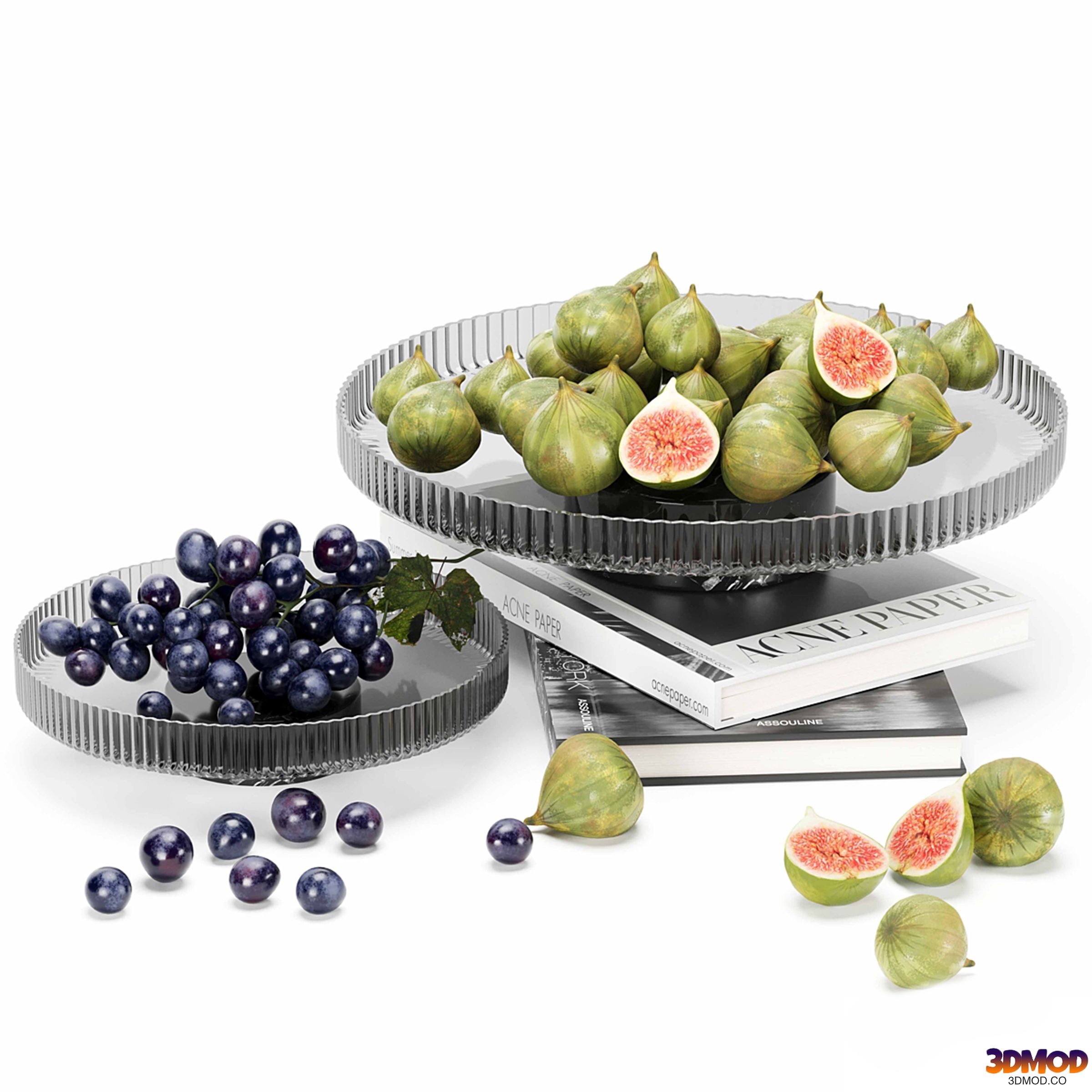 fruit set fige grape