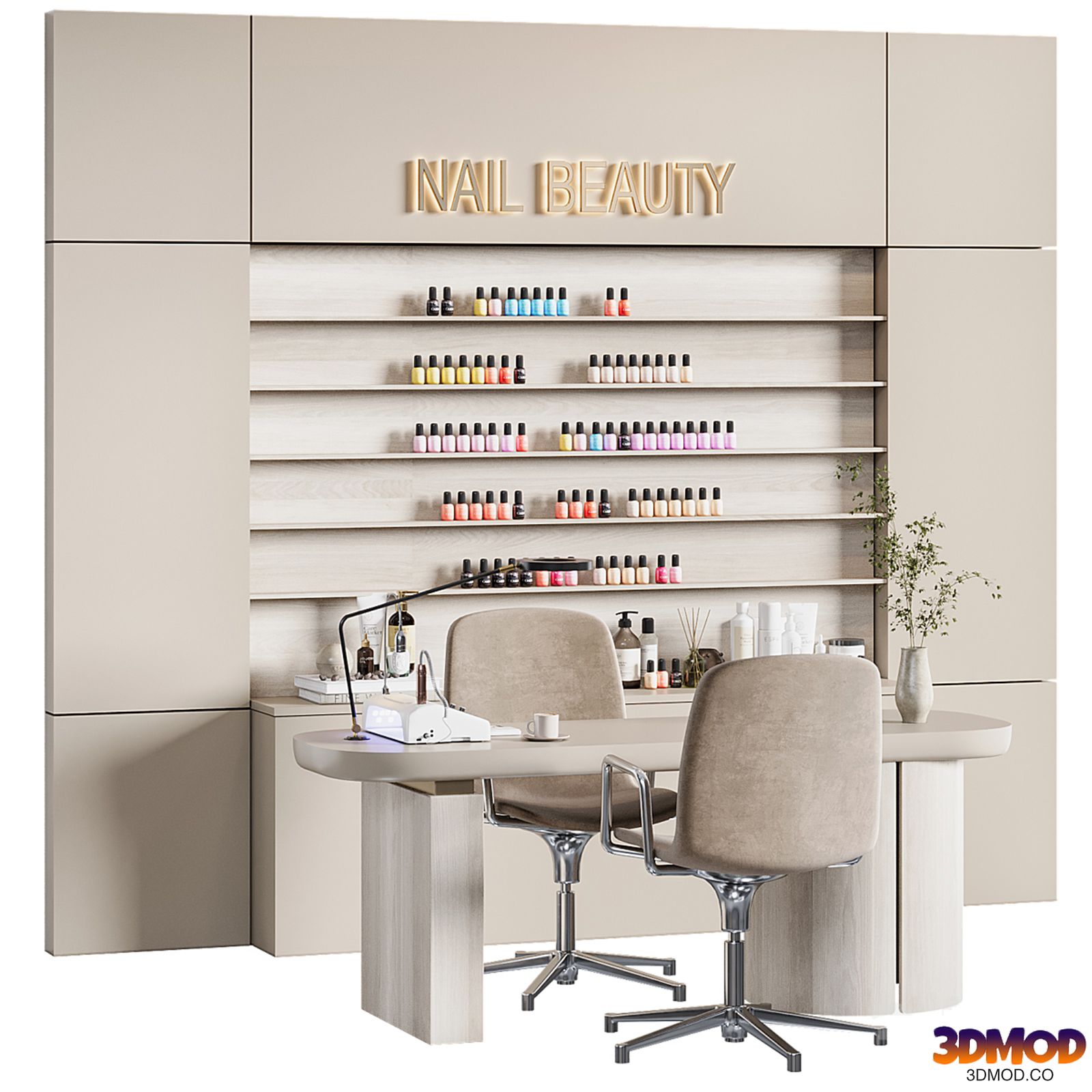 manicure area in the beauty salon 06