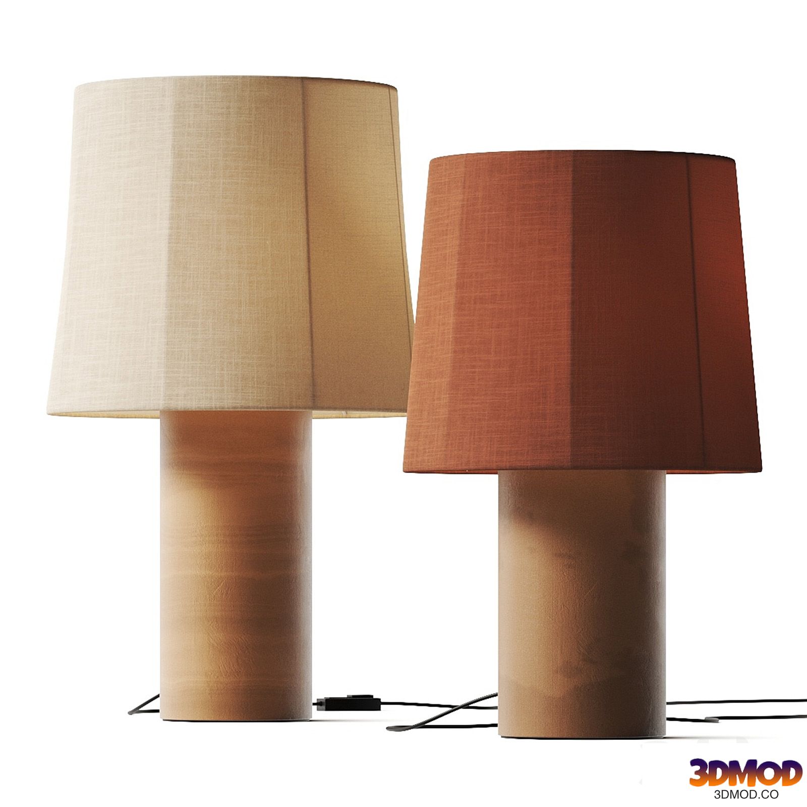 Claude Sonora Linen Table Lamp