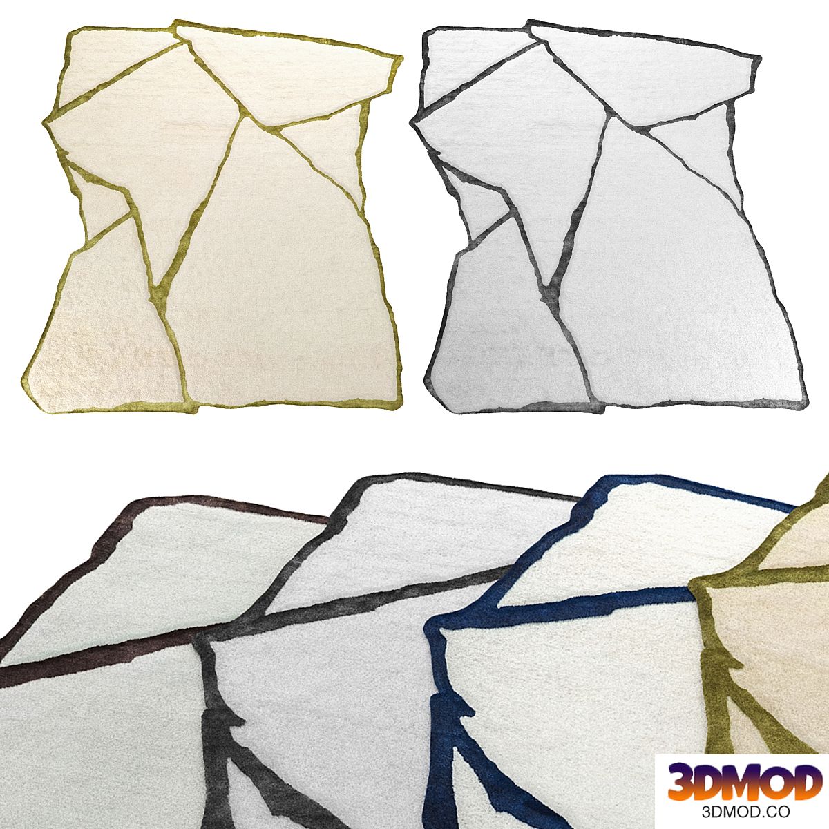 Carpet set 4 in 1 CERAMIC