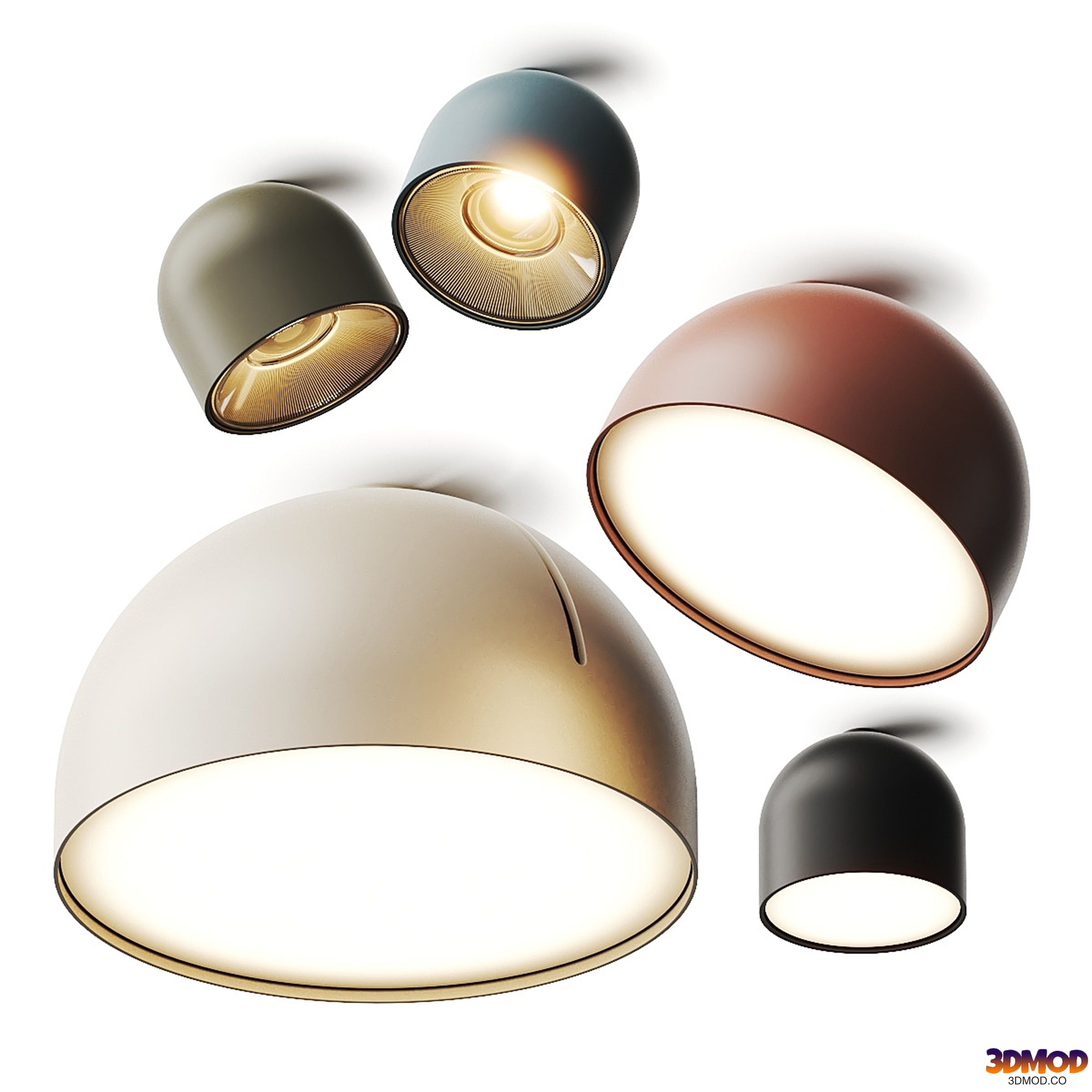 Vibia Plusminus Solo Ceiling Lamps