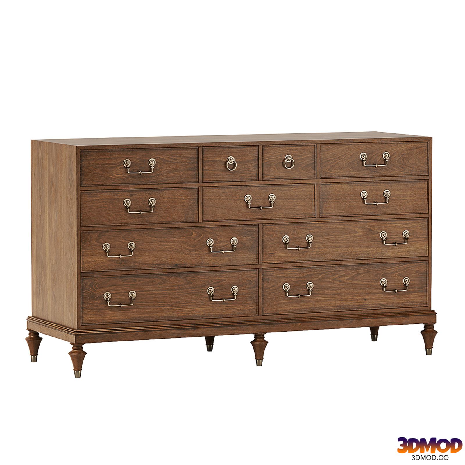 Chest of drawers Hickory White 425-31