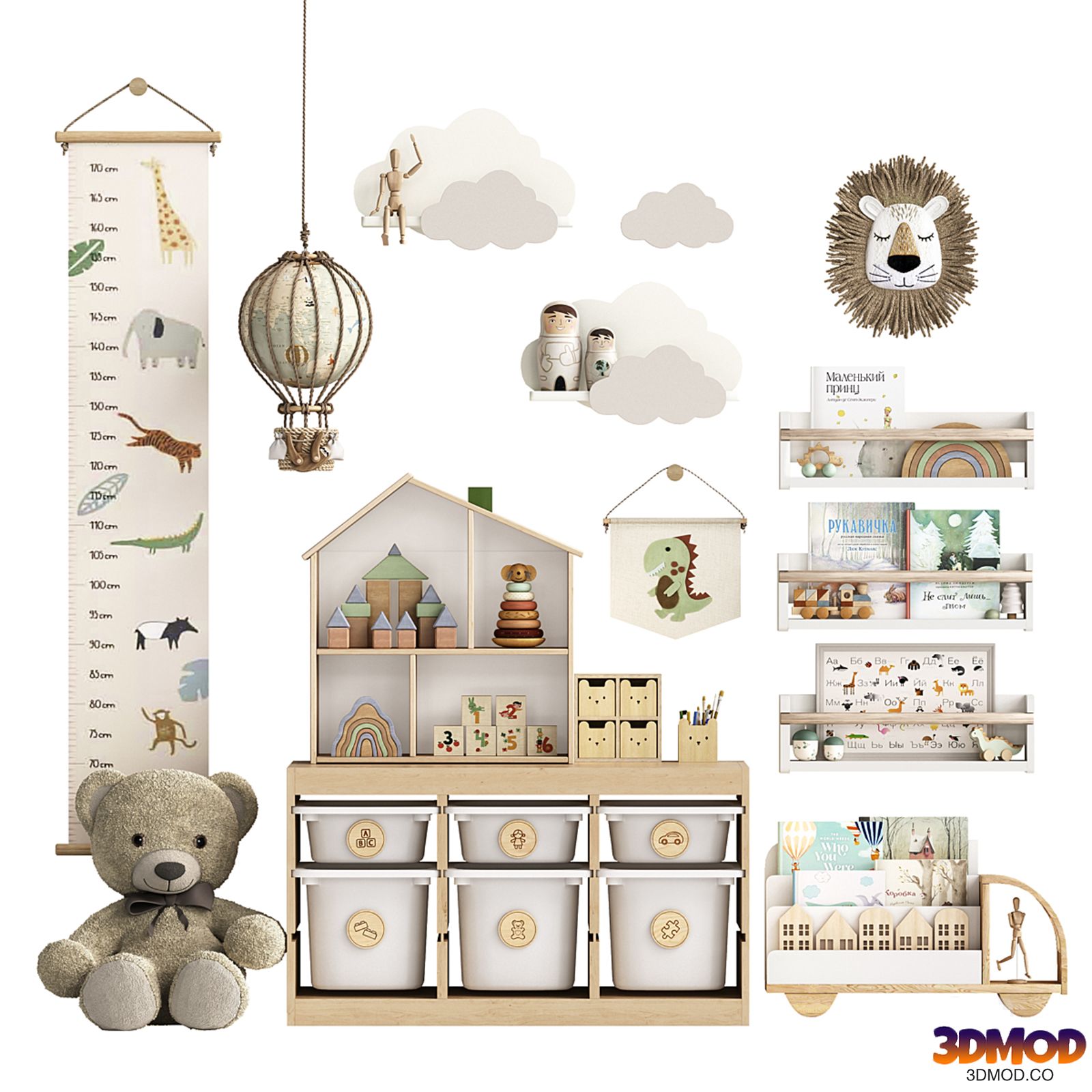 Toys, decor and furniture for the children's room 13