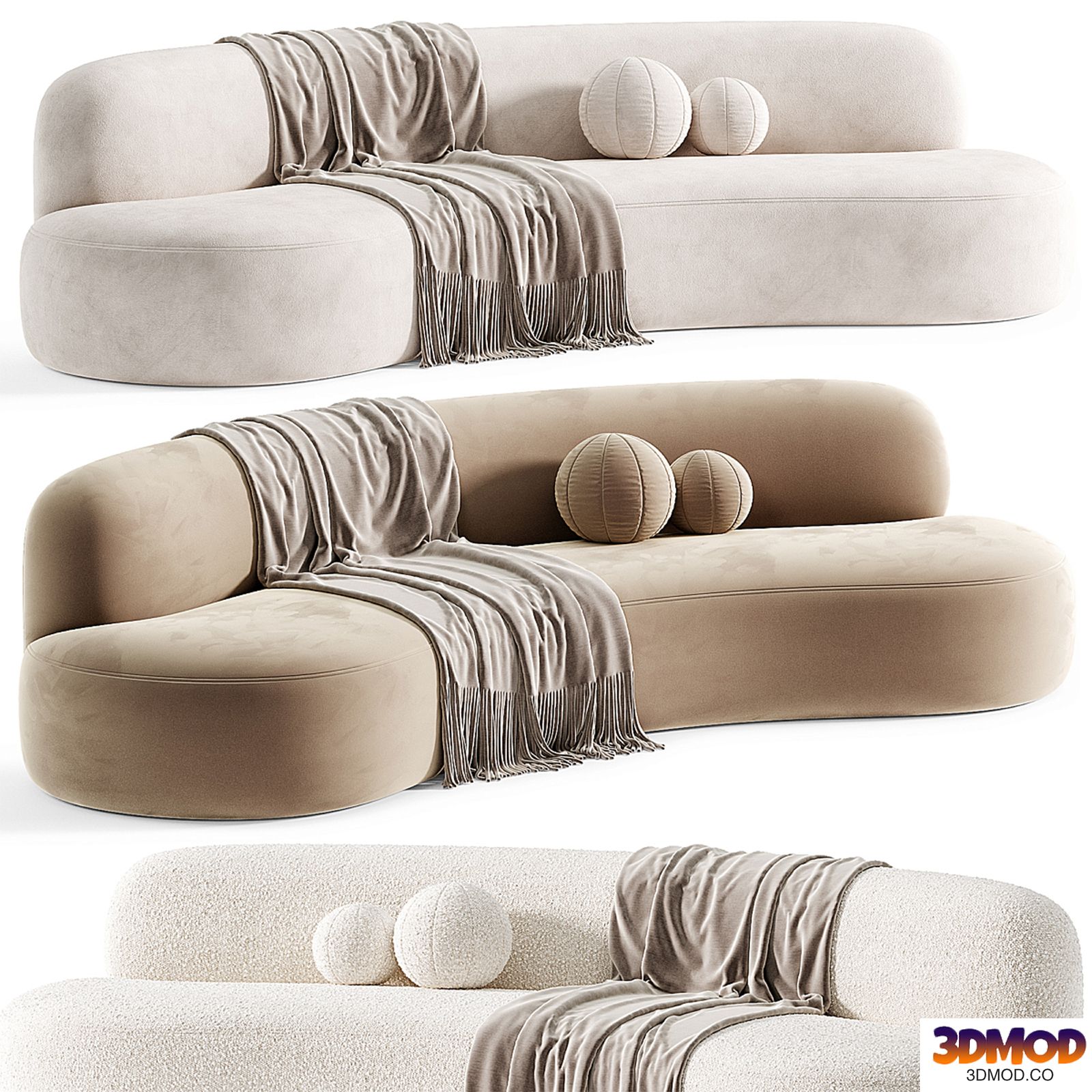 Canapé 280 Sofa modern By PIERRE AUGUSTIN ROSE