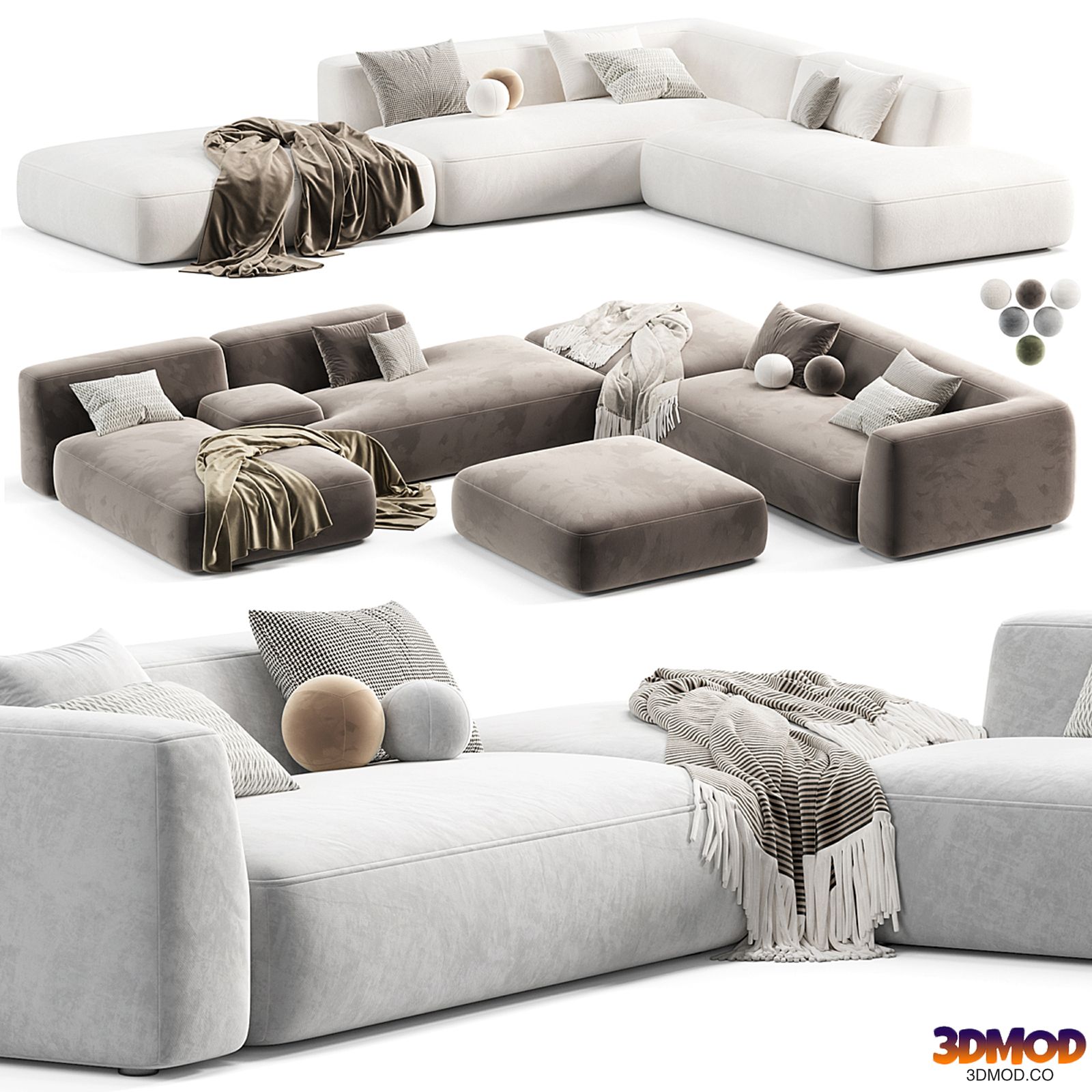 Lema mobile Cloud Sofa 3