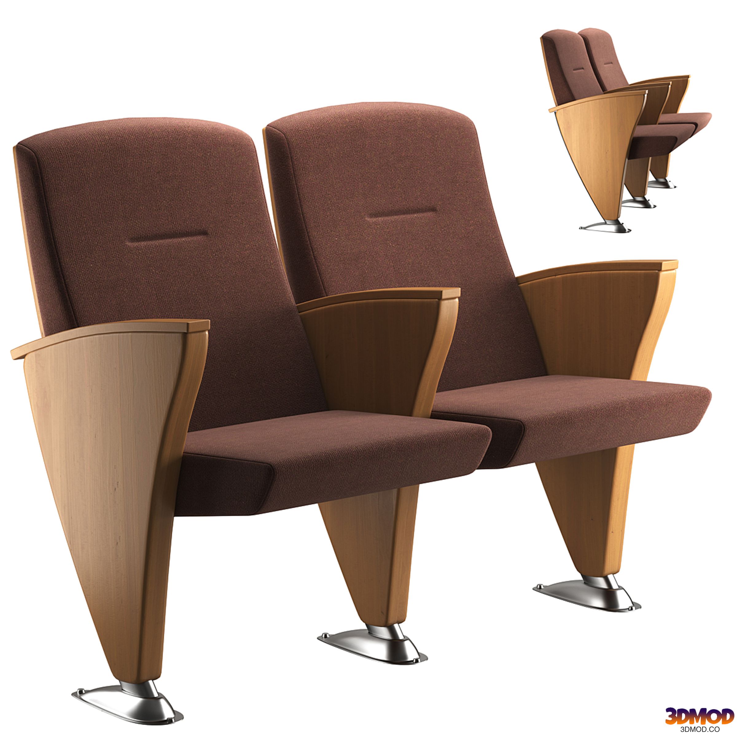 aresline eidos side evo auditorium theater armchair