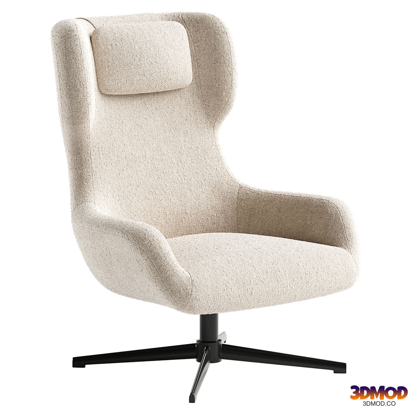Zalina swivel armchair