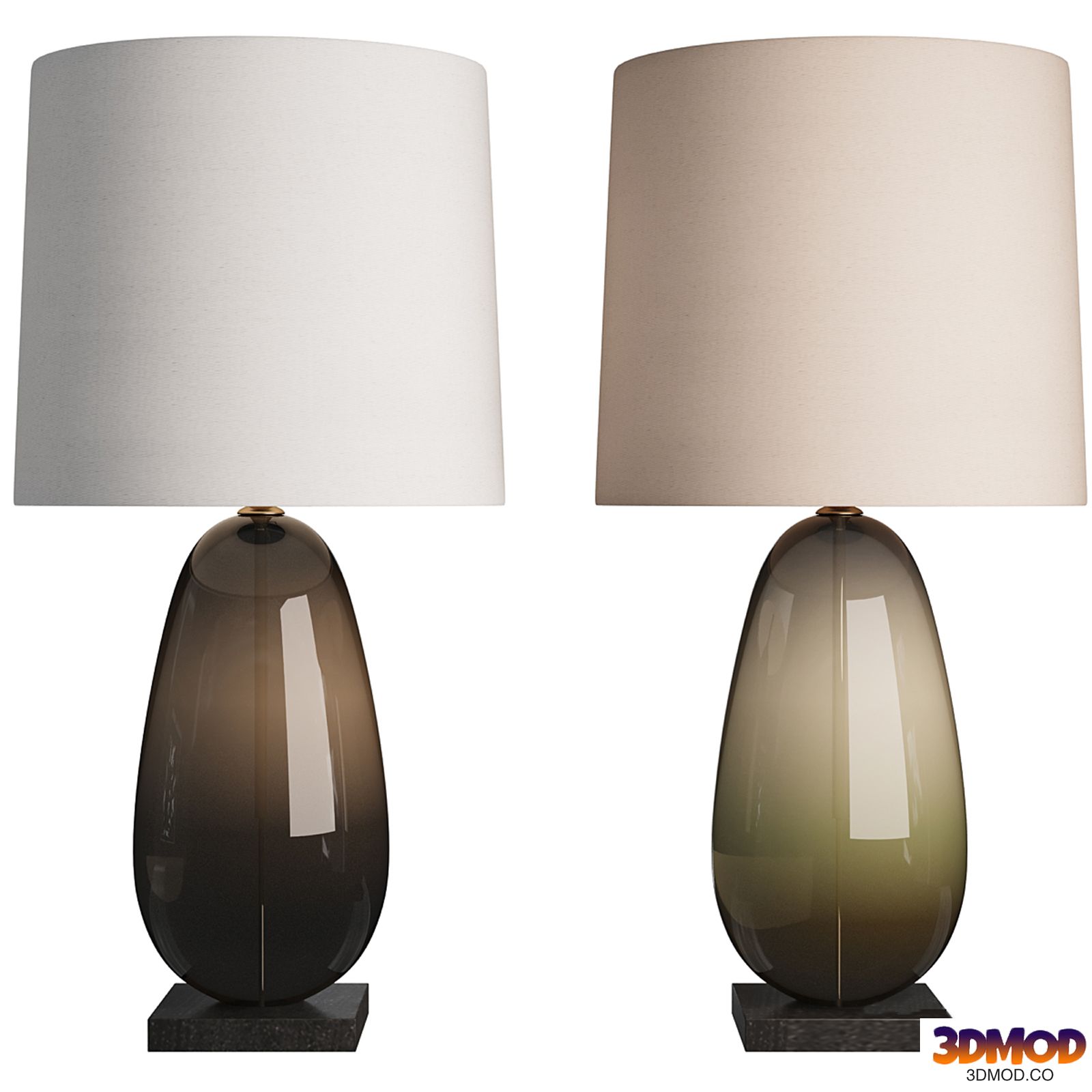 Coffee Bean Porta Romana Table Lamp BY Adam Aaronson
